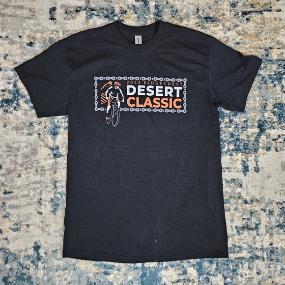 Ridgecrest Desert Classic Other - Ridgecrest Desert Classic 2023 MTB T Shirt Men’s M Black Graphic Mountain Biking